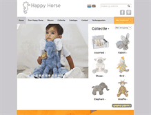 Tablet Screenshot of happyhorseplush.com